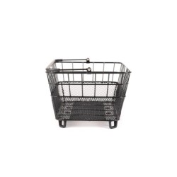 Atran Velo Bring Large bagkurv – sort cykelkurv med AVS og bærehåndtag