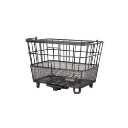 AtranVelo Bring Medium cykelkurv – sort bagkurv med AVS og håndtag