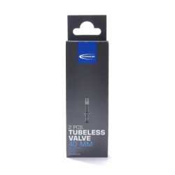Schwalbe TL-ventil racer 40 mm – ventil for tubeless cykeldæk, 2 stk. sæt