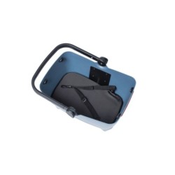 Basil Buddy cykelkurv til hund – frontmontering med pude, sele og KF adapter