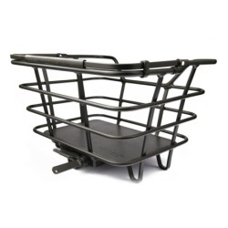 Atran Velo EPIC cykelkurv sort til bagagebærer med AVS, 23L