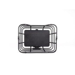 Atran Velo EPIC cykelkurv sort til bagagebærer med AVS, 23L