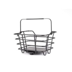 Atran Velo EPIC cykelkurv sort til bagagebærer med AVS, 23L