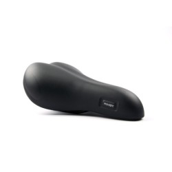 Selle Royal Moody unisex sadel (sort) Slidstærk kvalitet og et klassisk design. BULK Vandafvisende betræk. Vægt 630 gr.