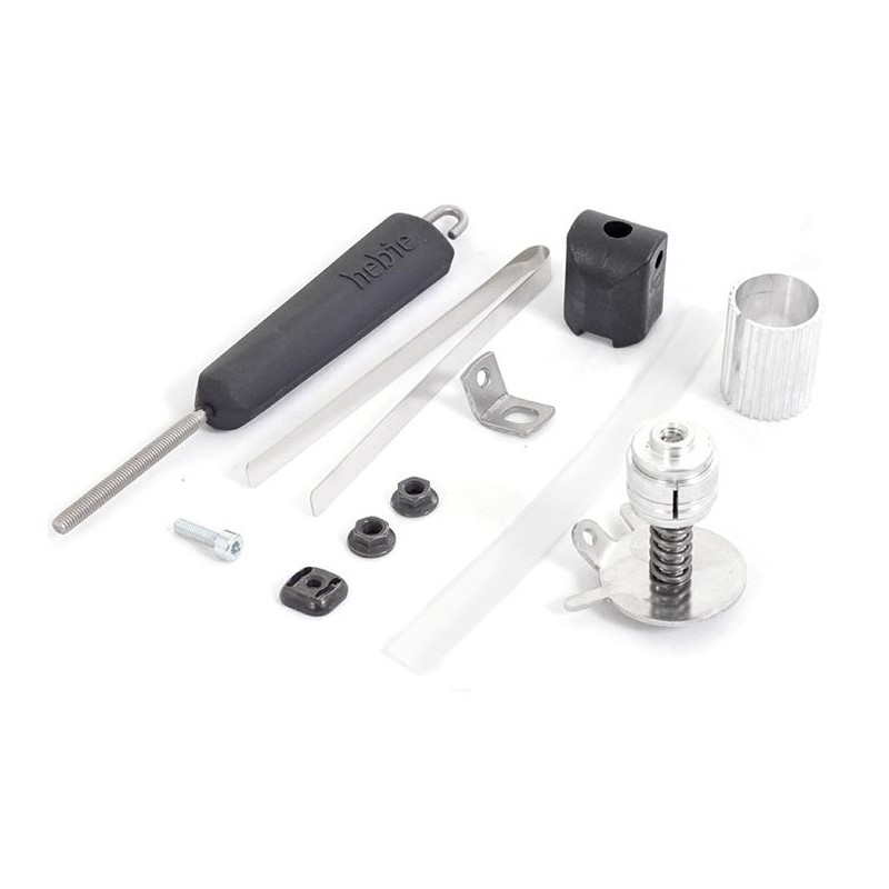 HEBIE UNI stabilisator monteret på elcykel – styrholder til stelrør Ø32–62 mm