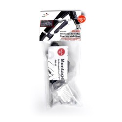 HEBIE UNI stabilisator monteret på elcykel – styrholder til stelrør Ø32–62 mm