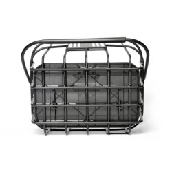 CYKELKURV FRONT BIKEPARTNER SKAGEN - SORT ALUMINIUM