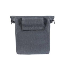 Basil City Shopper cykeltaske grå 14-16L med Hook-On system