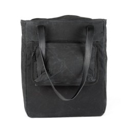 AtranVelo Bella 13L cykeltaske – sort sidetaske i canvas med AVS beslag