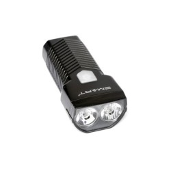 Lygte SMART LED 1500 LUMEN Front alu/sort  5 funk. SuperFlash BL196W m.holder USB-C