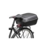 Boks Klickfix Citybox GTA (sort). Dimensioner (HxLxB):  23 x 44 x 34,5 cm Vægt: 2000 g, volume: 22 L, max. bærevne 10 kg