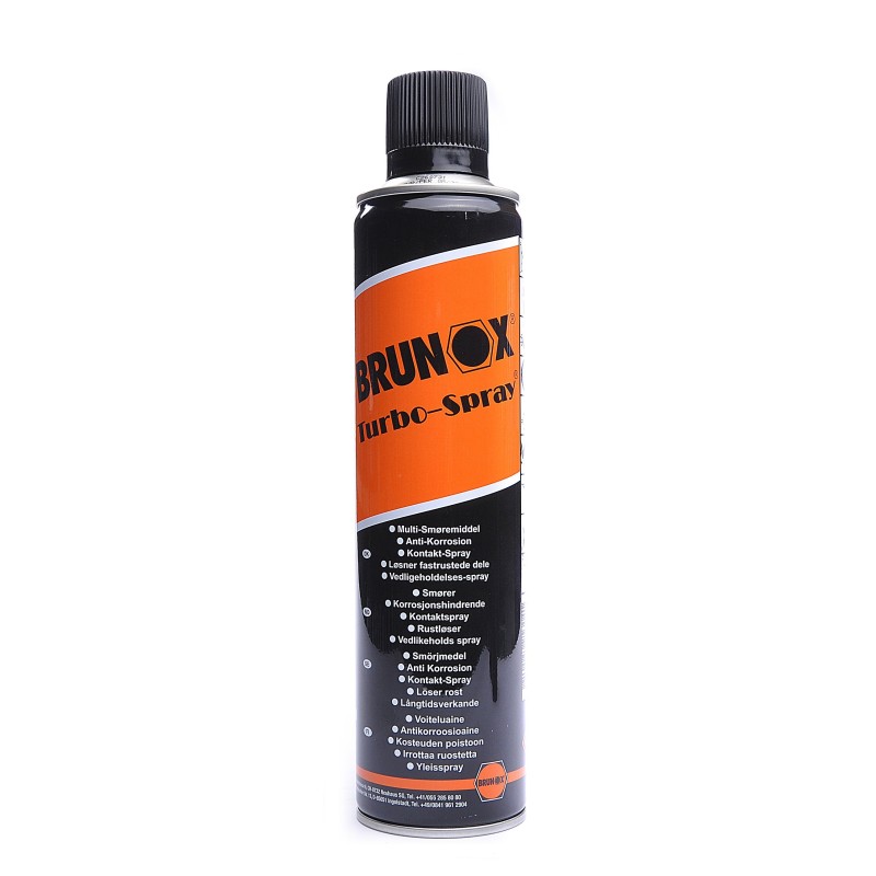 Brunox Turbo-Spray - multioliespray 400 ml Smøremiddel, rustfjerner, kontaktspray m.m.  KAMPAGNE, BEGRÆNSET ANTAL