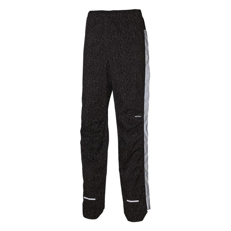 Regnbukser BASIL Skane HiVis M dame jet Black