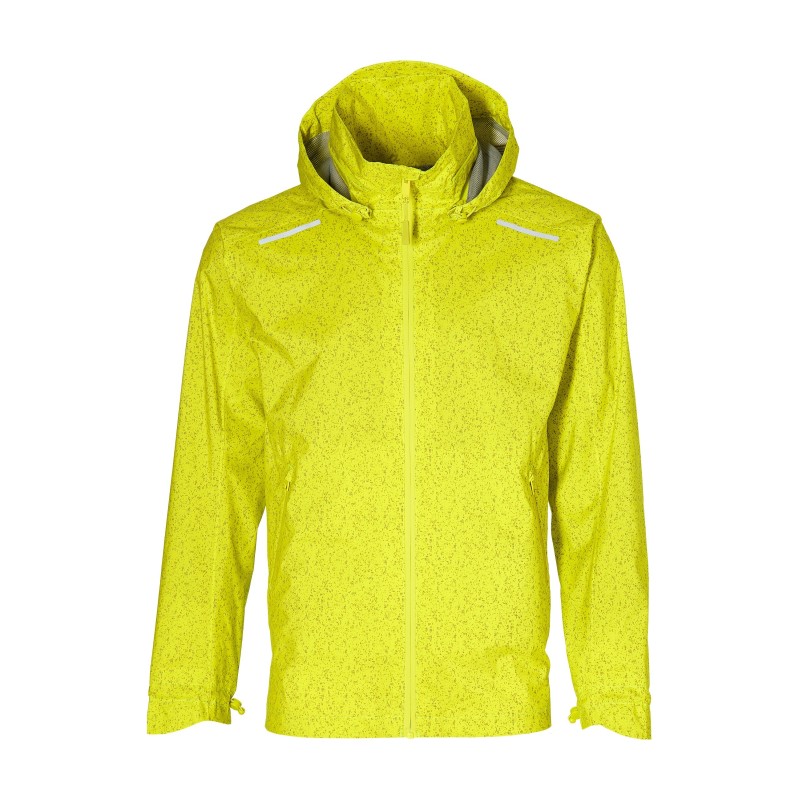 Regnjakke BASIL Skane HiVis M herre neon yellow