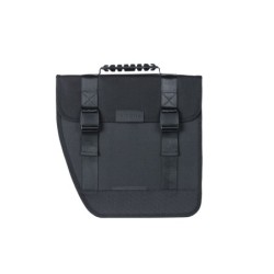 Basil Tour Single cykeltaske venstre sort 14 liter med reflekser