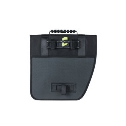 Basil Tour Single cykeltaske venstre sort 14 liter med reflekser