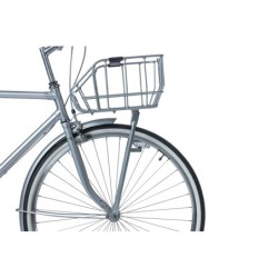Basil Portland frontkurv set fra siden, monteret på cykel
