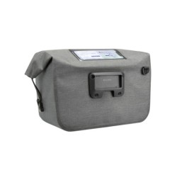 Styrtaske Klickfix LightPack Max grå set fra bagfra