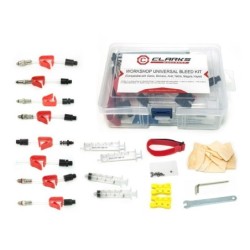 Universal bleed kit - CLARKS , alle dele vist på dette billede.