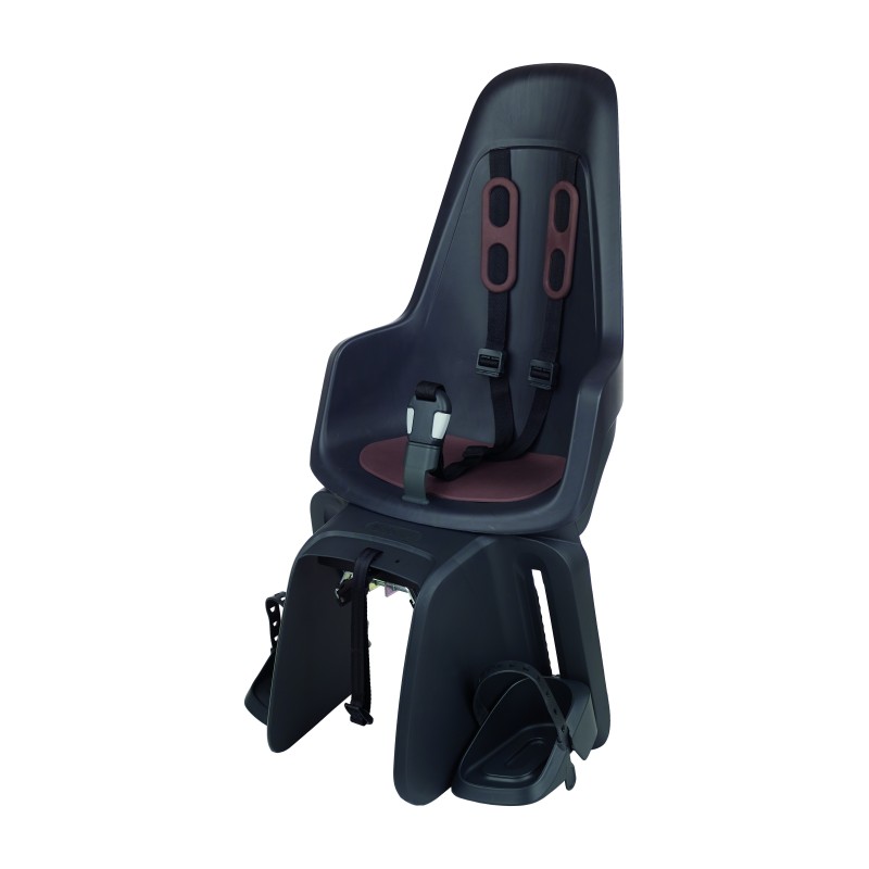 Bobike One Eco Maxi cykelstol sort set fra siden