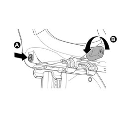 Cykelstol Yepp 2 Maxi grøn Thule til bagagebærer montering, vejledning
