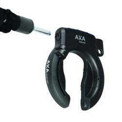 Batterilåse sæt AXA Defender E-bike Shimano, for Bagagebærer Key, anti drilling cylinder, hardened steel bracke