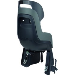 BoBike GO MIK HD Macaron Grey monteret på cykel bagfra