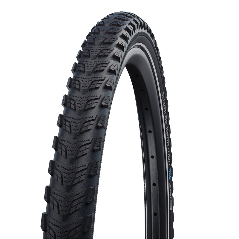 Dæk Schwalbe 20x1,50 Sort Marathon 365 Perf. GreenGuard TwinSkin R 11159422 (40-406) HS475 ADDIX 4Season E50