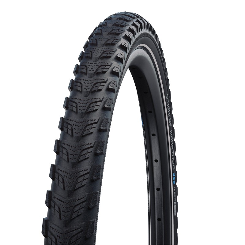 Dæk Schwalbe 26x2,15 (55-559) Sort Marathon GreenGuard TwinSkin