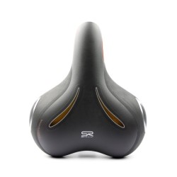 Selle Royal Lookin Relaxed unisex sadel. 90° kørestilling, Royal Gel, Cool Cover, Scuff Guards； Elastome & ICS. 30 dagess komfor