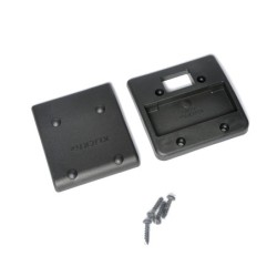 Klickfix cykelkurv KF810 med adapter 4393-8 - sort kurv til cykelstyr