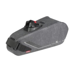 Klickfix Bikepack X Compact sadeltaske grå set fra siden