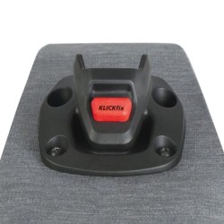 Klickfix Bikepack X Compact sadeltaske grå