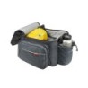 Klickfix Rackpack Sport Trunk bag (grå). Uniklip 2 Regnslag, ydre rum, flaske-lomme, lygteholder, refleks m.m.. Vol. 12 L, max.