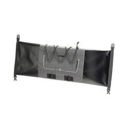 Klickfix Bikepack Waterproof styrtaske - grå 6-12L vandtæt taske med rullelukning