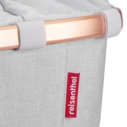 Klickfix Bikebasket twist sky rose – sammenklappelig cykelkurv til styr