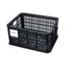 Kurv BASIL CRATE str. S. Sort, genanvendt plast Vol.: 17.5L, multi, 40x30x20 cm.  kan mont. med  MIK-AVS-uniklip eller Racktime