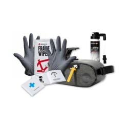 Sadeltaske Selle Royal 0,6L monteret under sadel - set fra siden