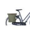 Basil City-Shopper cykeltaske Moss Green og i vegansk læder
