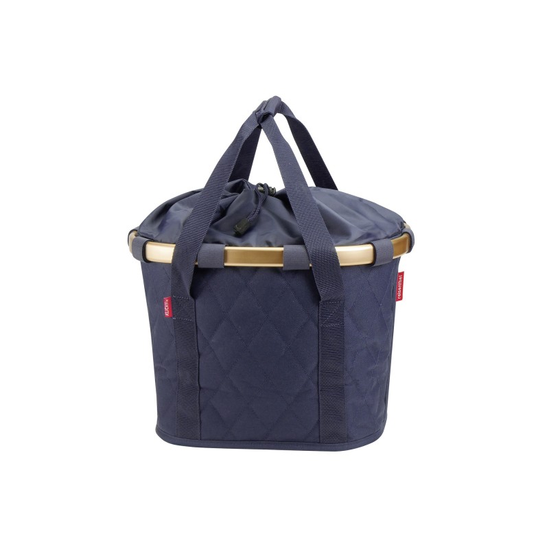 Taske KLICKFIX Reisenthel rhombus midnight gold 35x28x26cm 800g 15L Max 5kg 0303RMG (12)