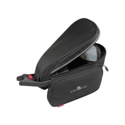 Klickfix Contour Evo sadeltaske. 21x32x13cm, 3L, vægt: 420g. Tasken leveres  inkl. click-on sadel adapter.