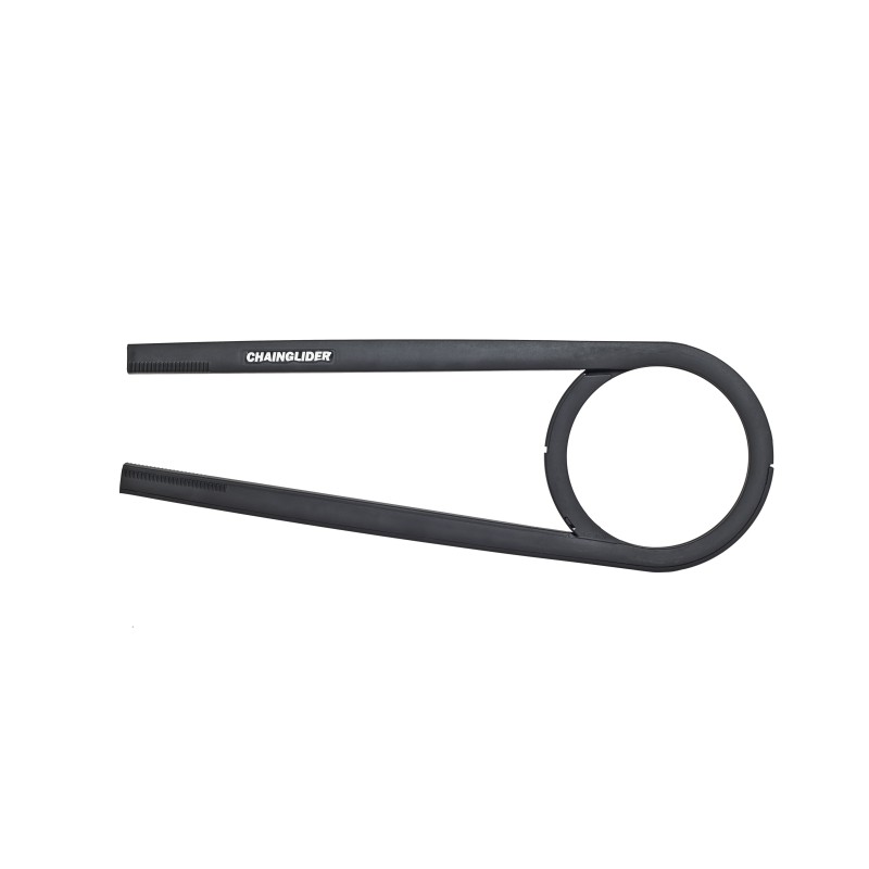 chainglider kædeskærm frontsektion 38 tænder i sort