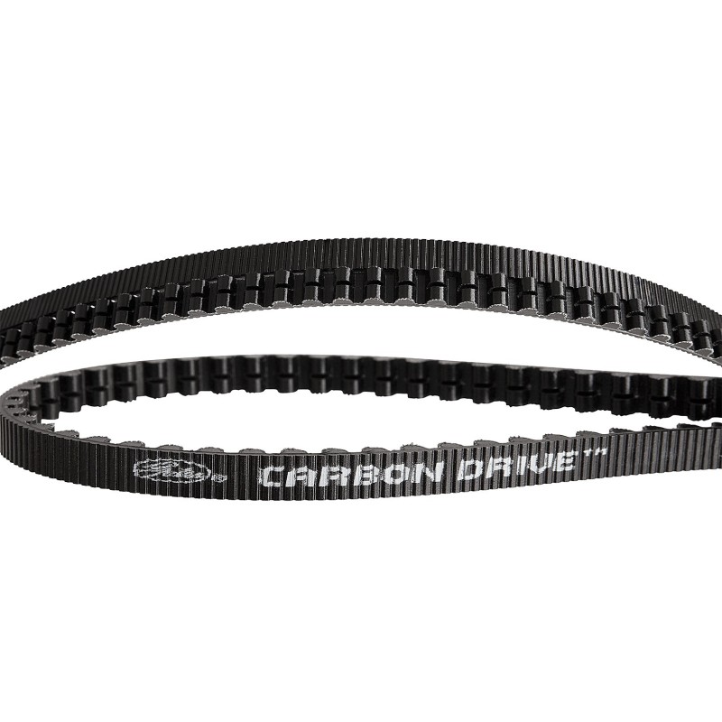 Rem Gates Carbon Drive (sort/sort). 118T, 1298 mm lang, 11 mm Pitch, 12 mm bred