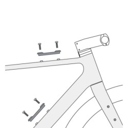 Klickfix Fork Waterproof forgaffeltaske med Duo Adapter – 4 liter vandtæt cykeltaske