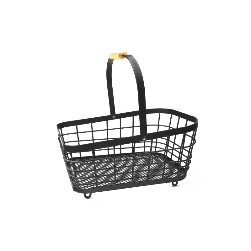 BikePartner Skanderborg cykelkurv bag – sort aluminium m. AROUND fix system