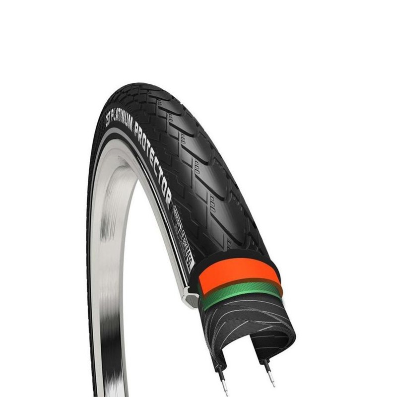 Dæk 700x47C CST Platinium Protector Road E-bike approved 47-622 60TPI Ref Superior beskyttelse level 7