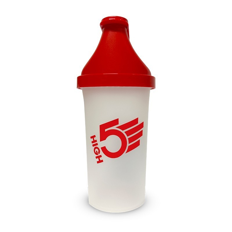 High5 500 ml shaker, klar dunk. kommer uden tilbehør
