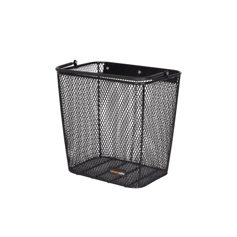 Atran Velo Daily Side kurv – sort cykelkurv i stål med Triple-X system