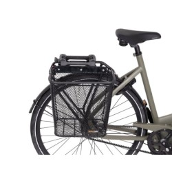 Atran Velo Daily Side kurv – sort cykelkurv i stål med Triple-X system