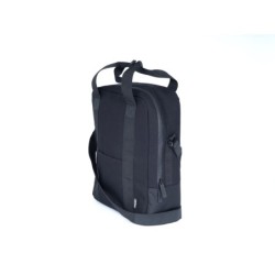 Atran Velo METRO sidetaske 20L sort canvas set fra siden